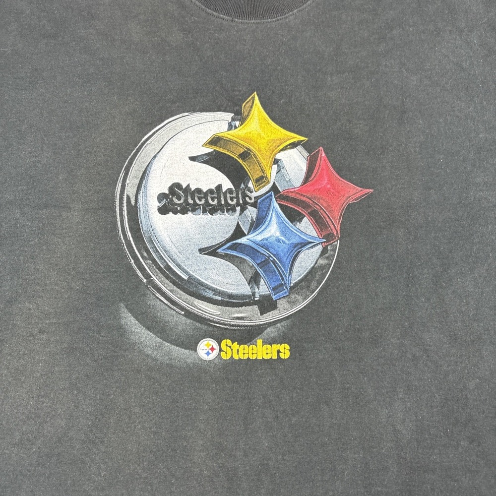 Vintage NFL Pittsburgh Steeler Football Pro Player 1990S T Shirt Size XL / XXL - Picture 2 of 7